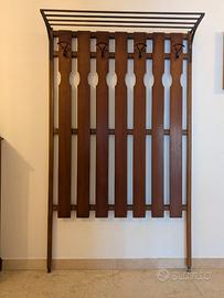 Attaccapanni in legno + Specchio