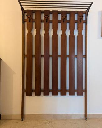 Attaccapanni in legno + Specchio