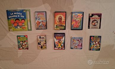 Video cartoni animati, libri, cartine geografiche
