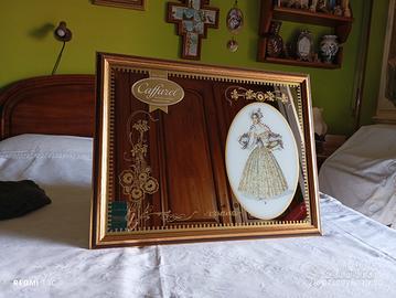 Coppia specchi pubblicitari Caffarel Vintage