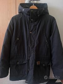 Parka Carhartt nero tg.L in cotone trapuntato