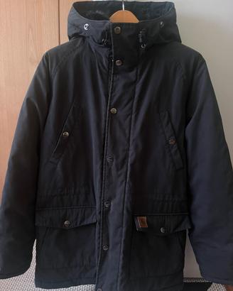 Parka Carhartt nero tg.L in cotone trapuntato