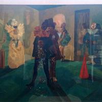 pittura ad olio di Marziale Gina