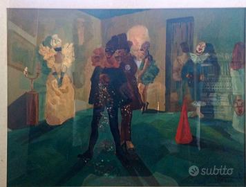 pittura ad olio di Marziale Gina