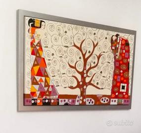 QUADRO ALBERO DELLA VITA CON CERT DI AUTENTICITÀ