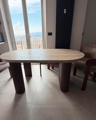 Tavolo da pranzo ovale designe moderno