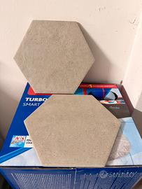 Mattonella esagonale 17,5 x 20 cm, ceramica Taupe