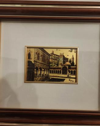quadro su lamina in oro di Udine