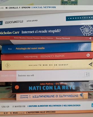 libri vari sull'internet addiction 