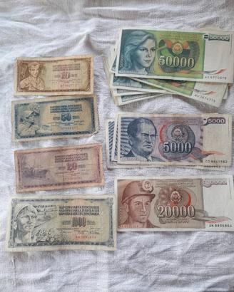 banconote dinari ex jugoslavia