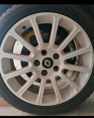 cerchi e gomme da neve, clio rs 3, megane rs 2