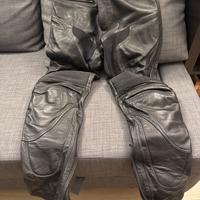 Pantalone in pelle da moto