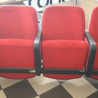 Sedie teatro vintage