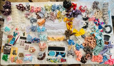 Stock 200 pezzi accessori per capelli