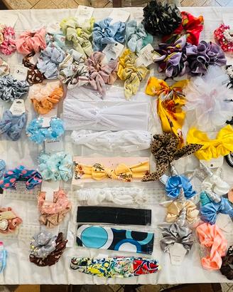 Stock 200 pezzi accessori per capelli