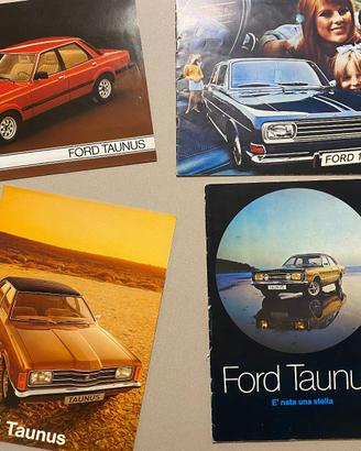 11 Dèpliant automobili anni 70-80