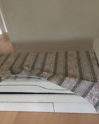 struttura letto bianca