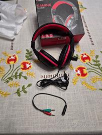 Trust * Cuffie gaming * rosso / nero