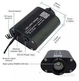 Kit Cielo Stellato Fibra Ottica RGBW LED 16W 300pc