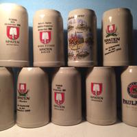 Boccali ceramica da litro “Spaten” da collezione