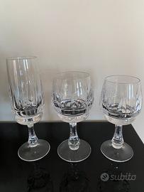 Bicchieri in vetro di Murano no Lalique  baccarat