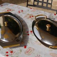 Coppia vassoi da portata