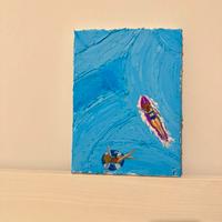 Quadro materico surfisti