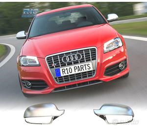 GUSCI SPECCHIETTI PER AUDI A3 A4 A5 CROMATI