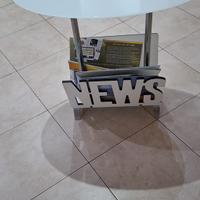 Tavolino porta riviste tomasucci