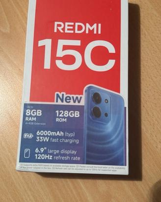 Redmi 15C 128GB / 4GB RAM - Nuovo, mai usato