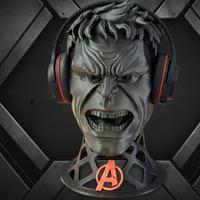 Head 3D Hulk Marvel DC