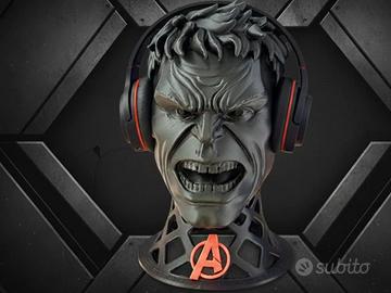 Head 3D Hulk Marvel DC