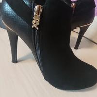Scarpe nere eleganti tacco 10cm 