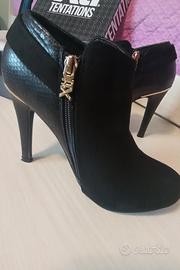 Scarpe nere eleganti tacco 10cm 