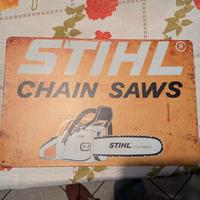 insegna motosega stihl