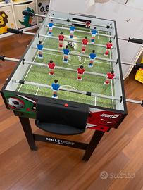 Multi player 4 in 1 biliardino ping pong biliardo