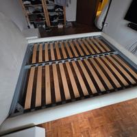 Letto Matrimoniale In Vera pelle  