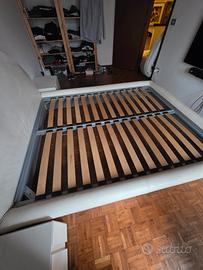 Letto Matrimoniale In Vera pelle  