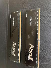 RAM 64GB Kingston FURY Beast DDR4 3200 Nuove