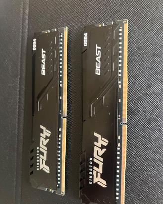 RAM 64GB Kingston FURY Beast DDR4 3200 Nuove