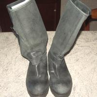 Stivali donna fornarina - pelle tg36 grigio scuro