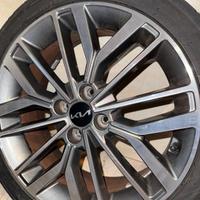 3 cerchi kit e 3 gomme