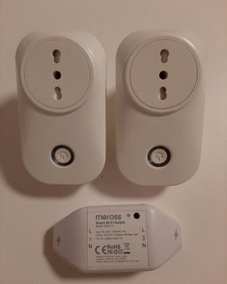 Prese e interrutore smart Meross Wi-Fi