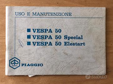Libretto Uso e Manutenzione Vespa 50 (1969)
