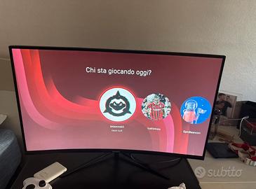 monitor gawfolk 27” curvo con casse integrate