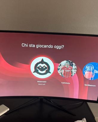 monitor gawfolk 27” curvo con casse integrate