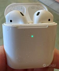 Apple airpods 1 serie custodia ricarica wireless