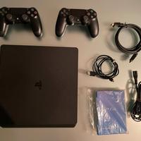 PlayStation4 slim + 2 controller