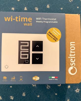 SEITRON Wi-Time Wall WiFi – Cronotermostato NUOVO