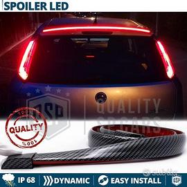 SPOILER LED per FIAT PUNTO ABARTH Carbon Look